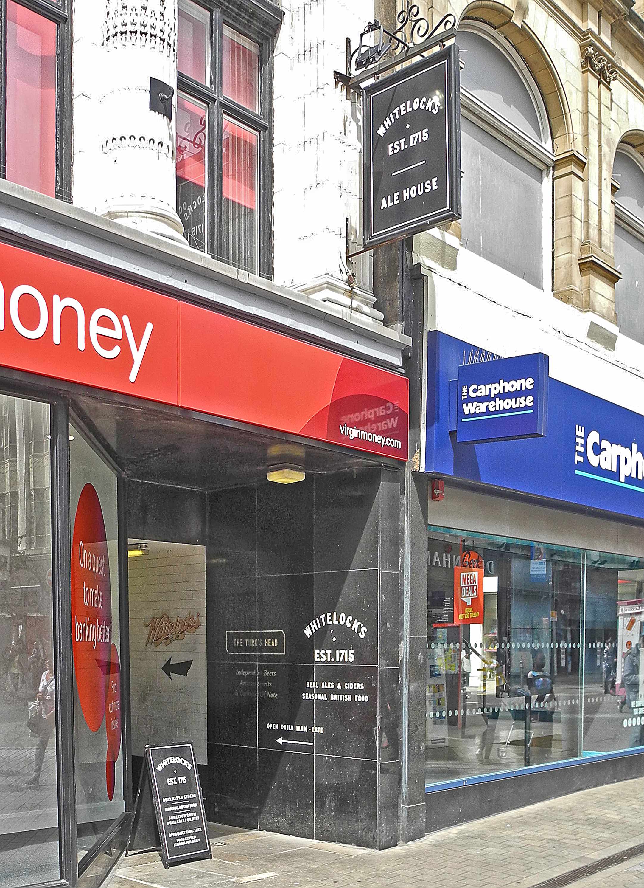 Entrance from Briggate.  by Michael Slaughter LRPS